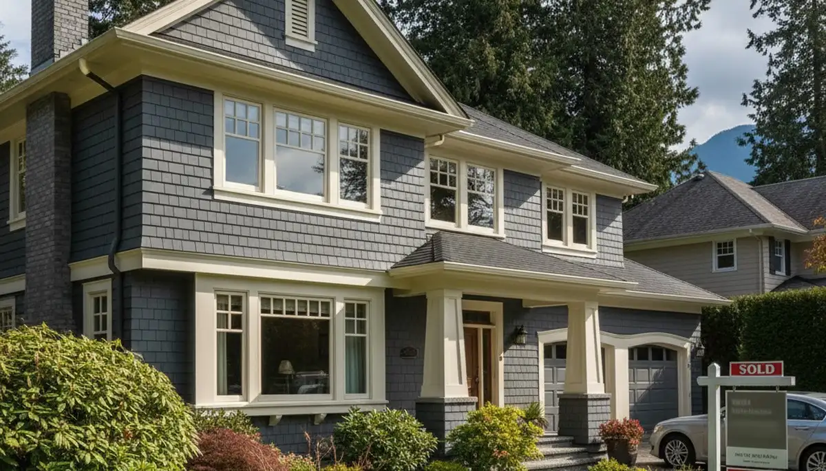 Finished exterior house painting in Vancouver, WA with smooth, weather-resistant, durable finishes