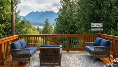 Professional deck staining in Vancouver, WA enhancing outdoor wood with UV and moisture protection