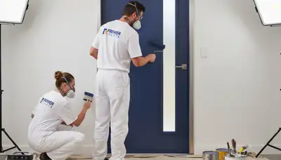 Professional door painting service in Vancouver, WA enhancing entryway protection and curb appeal
