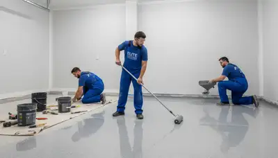 Professional epoxy garage floor coating in Vancouver, WA by local house painting experts