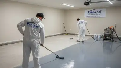 Professional garage floor epoxy coating in Vancouver WA by local house painting experts