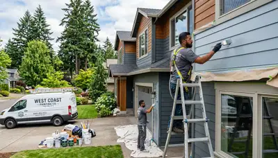Professional house painters in Vancouver WA providing exterior and interior painting services