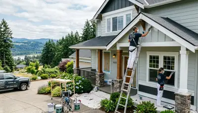 Professional house painters in Vancouver WA providing expert residential exterior painting services
