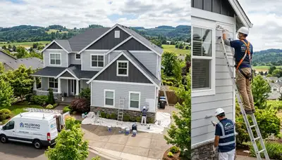 Professional house painters in Vancouver WA providing expert residential exterior painting services