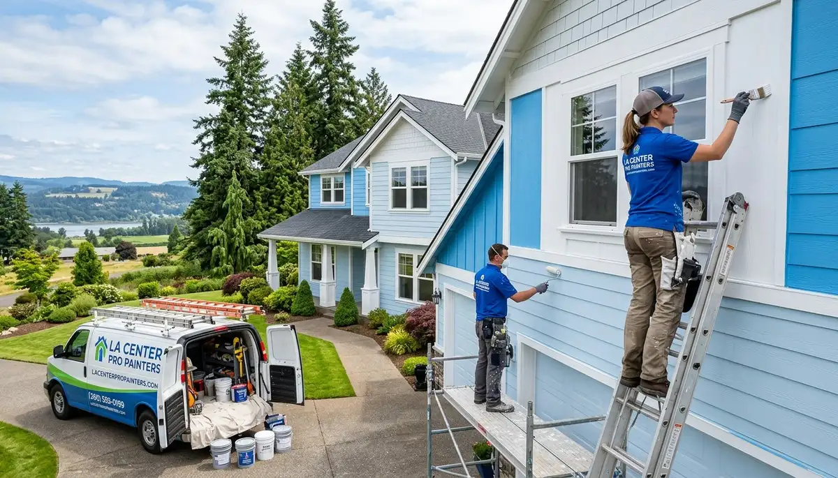 Professional house painters in Vancouver WA providing expert residential exterior painting services