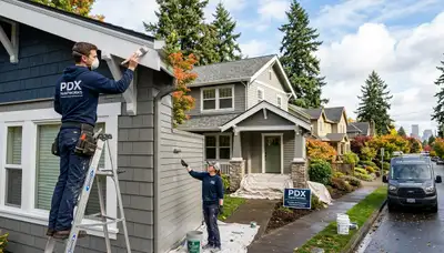 Professional house painters in Vancouver WA providing residential exterior and interior painting services