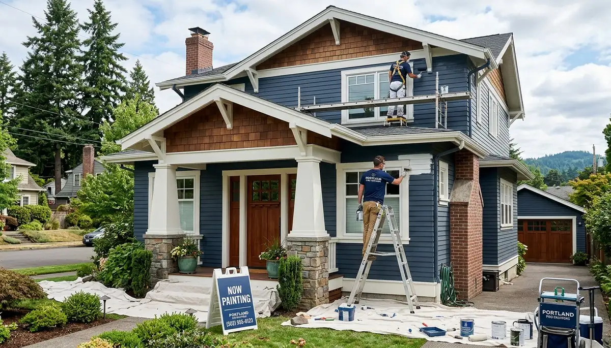 Professional house painters in Vancouver WA providing expert home exterior painting services