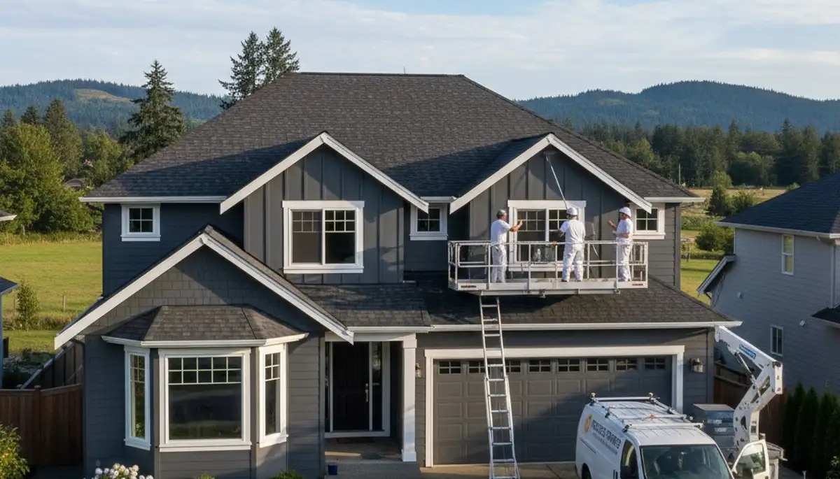 Professional house painters in Vancouver WA providing expert residential exterior painting services