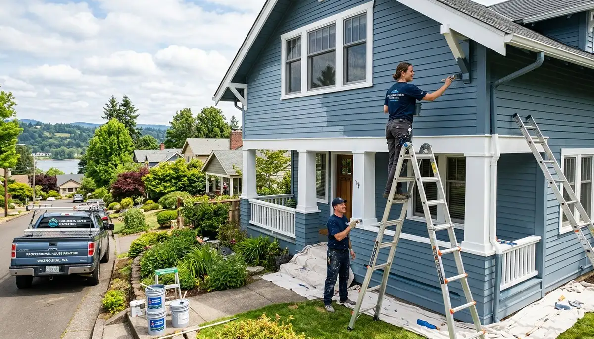 Professional house painters in Vancouver WA providing expert residential painting services