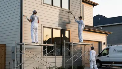Professional siding painting in Vancouver WA protecting home exterior from rain and moisture